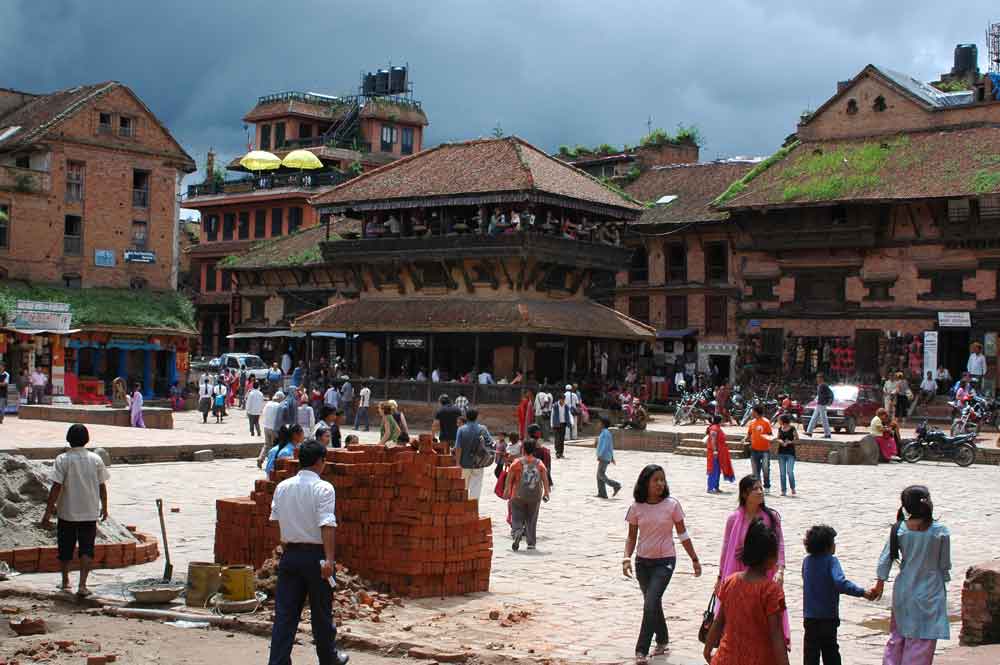 91 - Nepal - Bhaktapur, plaza Taumadhi